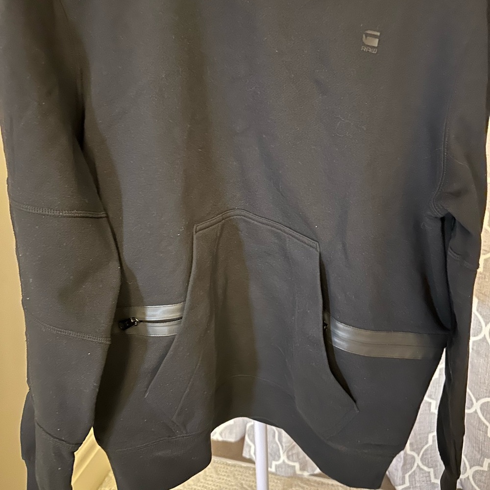 New G-Star Black Sweatshirt with Pocket - Picture 5 of 7
